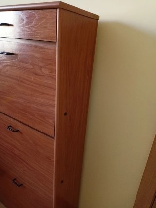 Zapatero de madera