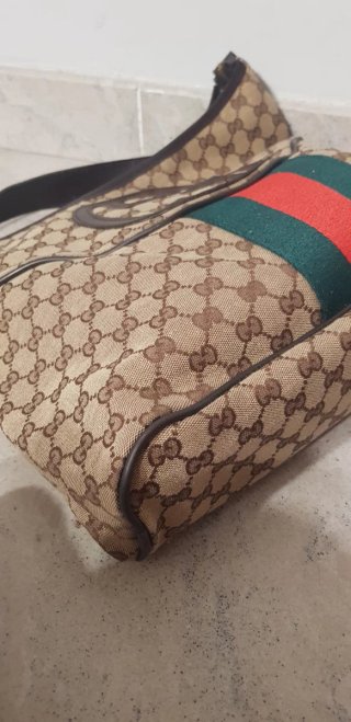 Borsa Gucci Beige e Verde