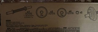 2 Kits Mancuernas 10 kg Body Building