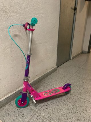 Patinete Oxelo rosa y morado