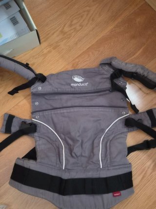 Mochila Portabebés Manduca First PureCotton Gris