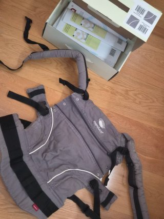 Mochila Portabebés Manduca First PureCotton Gris