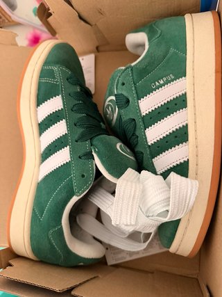 Adidas Campus Verdes y Blancas