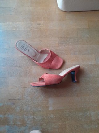 Tacones CITY COLLECTION Talla 38 Rosa