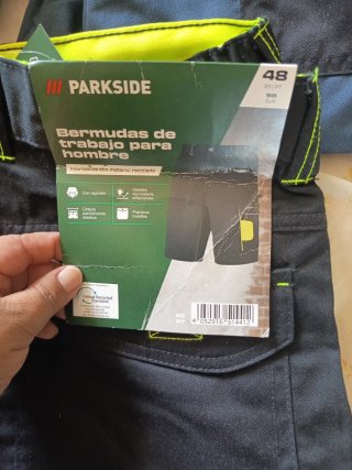 Bermudas de trabajo Parkside hombre Talla48