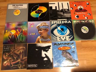 Lote 11 Vinilos LP Dance y Electrónica