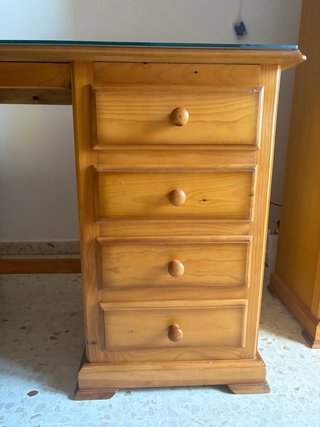 Escritorio madera y Cabezero para cama