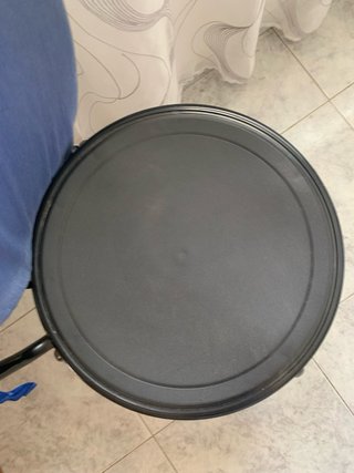Silla negra con cojin