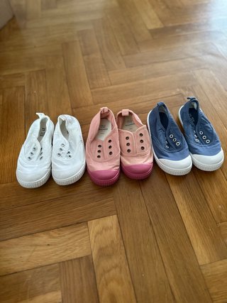Zapatillas lote 3 pares talla 27-28