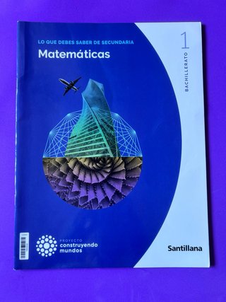 Matemáticas 1 Bachillerato Santillana Cuadernillo