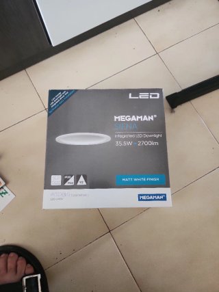 Foco LED Empotrable MEGAMAN Siena 35.5W