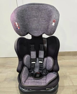 Silla coche niño gris y negro