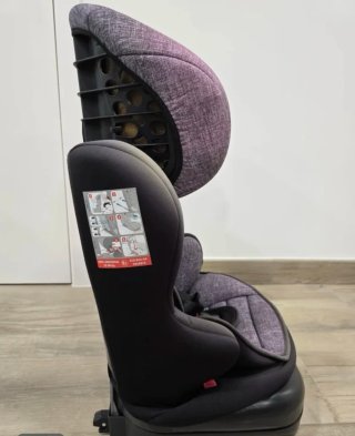 Silla coche niño gris y negro