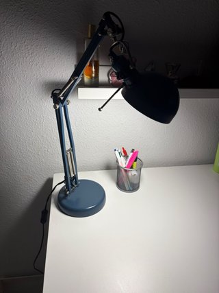 Flexo articulado IKEA azul/gris