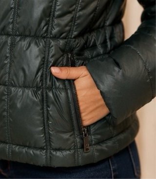 Piumino donna verde taglia 46