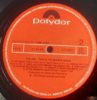 Vinilo Lp The Jam / This Is The Modern World