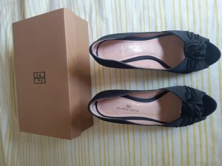 Zapatos tacón Gloria Ortiz negros talla 38