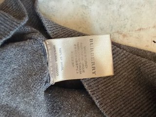 Maglione Burberry Grigio Taglia XXL