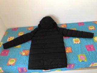 Parka Supply & Demand Negra Acolchada