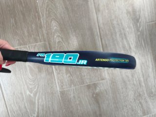 Pala de pádel junior azul y verde