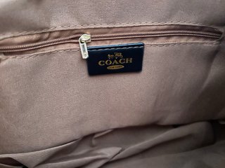 Bolso Coach Negro/Gris