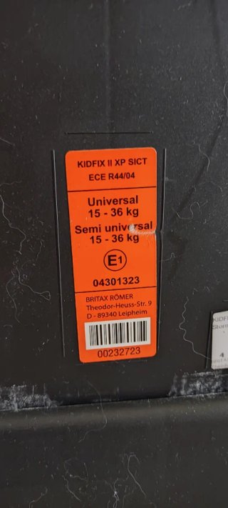 Silla coche Britax Römer