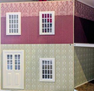 Casa de muñecas estilo victoriano