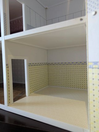 Casa de muñecas estilo victoriano