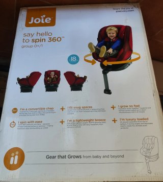 Silla coche Joie 360 Spin bebé (nueva vale 360€)