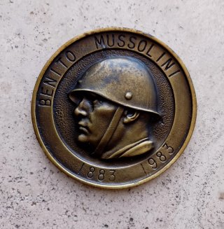 Medaglia commemorativa Mussolini 1883-1983