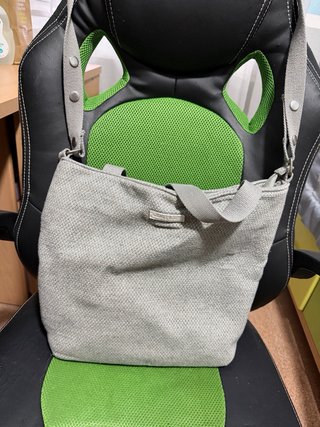 Saco, bolso y capota Pasito a Pasito gris