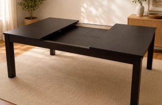 Mesa Comedor Extensible Ikea Madera Negra