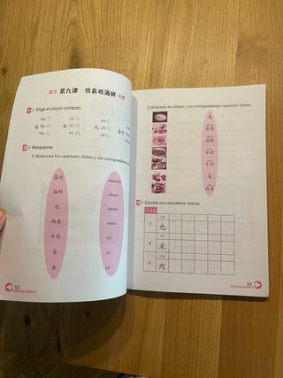 Kuaile Hanyu Libros de texto Chino principiantes.