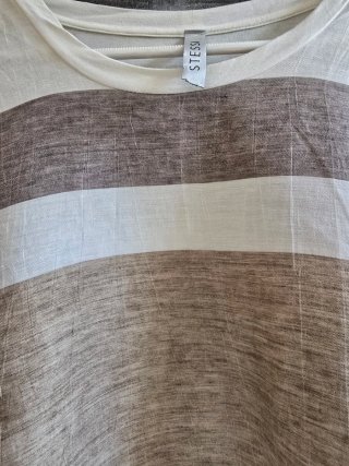 Túnica Stessa Linho Viscose Renda XL