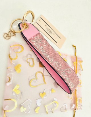 Llavero Victoria's Secret Rosa Brillantes