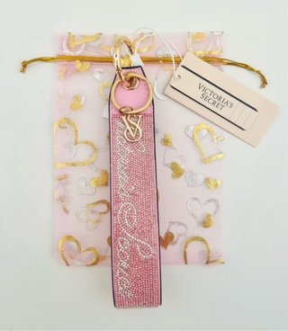 Llavero Victoria's Secret Rosa Brillantes