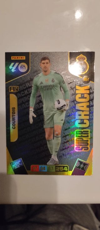 Cromo Panini Adrenalyn XL Courtois Super Crack 457