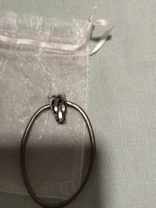 Pendientes Aro Grandes Negros y Plateados