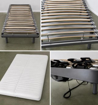 Silla de ruedas y cama hospitalaria