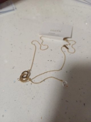 Colgante Z Acero Inoxidable Aro y Perla