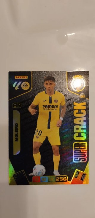 Cromo Panini Adrenalyn 25-26 Moleiro Super Crack