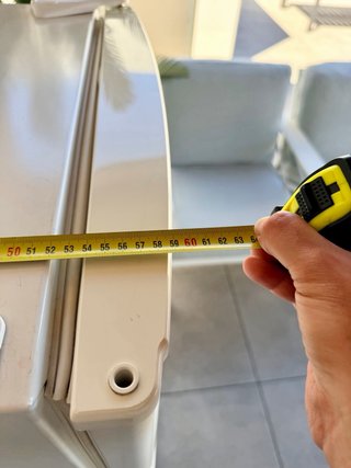 Frigorífico dos puertas LG (140 alto y 55 ancho)