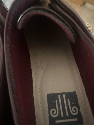 Zapatos de vestir granates