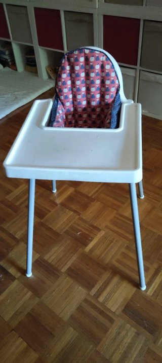 Trona para bebé con cojín estampado