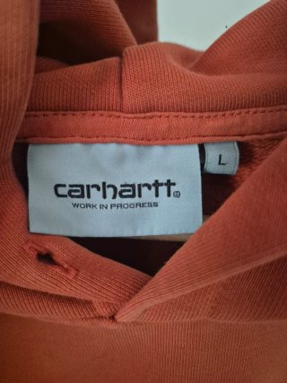 Felpa Carhartt con cappuccio arancione