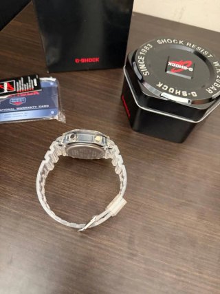 Casio G-Shock Transparente Esfera Azul
