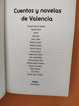Cuentos y novelas de Valencia