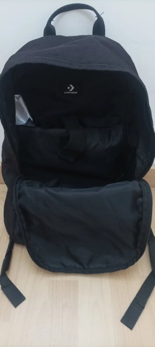 Mochila Converse Negra con bolsillo PC