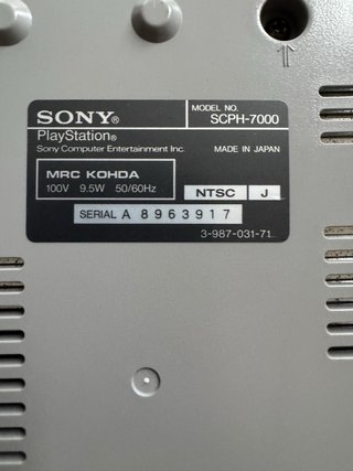 PlayStation 1 SCPH-7000 Dual Shock Giappone