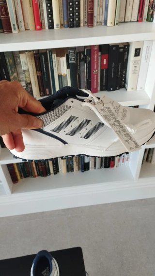 Zapatos de Golf Adidas Blancos y Azules